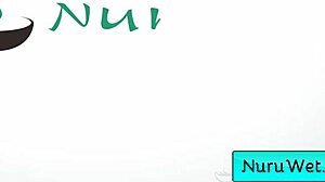 What is a nuru massage? Sexy blonde explains to her client.