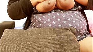 indian sexy baby teases with natural tits fucking slowly