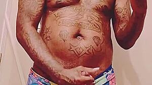 Fat Cock Black Dude Blows His Load Before Meeting Sugar Mama