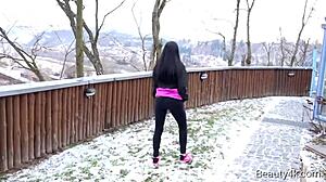 On beauty4k com, lucia denvile performs tea sex magic with a blowjob. The teen brunette squirts during hardcore sex and massage!