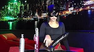 i shove this big black cock deep into my tight pretty latina pussy for the first time