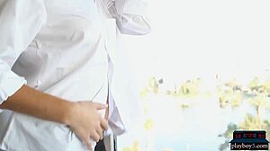 petite milf with big natural tits amber sym solo action heels shoes striptease model babe centerfold beaver