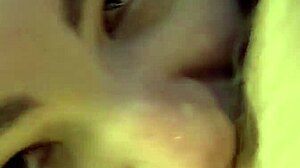 Girl Loves Daddy's Dick with Blowjob and Gagging!