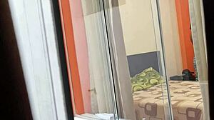 Beautiful Mexican Nurse Miranda Rides Lover Without Closing Window