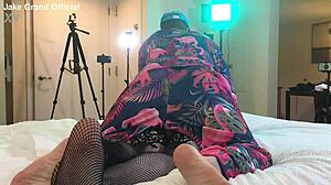 Rapper Fucks Goth Ts With Intense Fucking And Crossdressing Action!