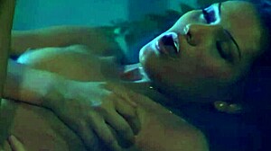 A Night Encounter With Lonely Beautiful Nymph In Mysterious Garden.