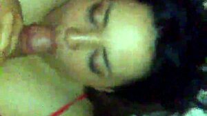 Latina performs oral with enthusiasm