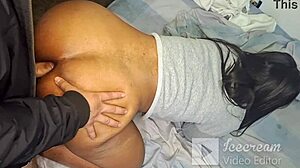 Latina Screams On Huge Dick