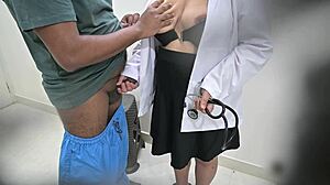 Doctor having fun with patient!