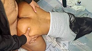 Latina Screams On Huge Dick