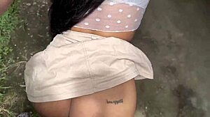 oh my god, student gets fucked by teacher in public backyard