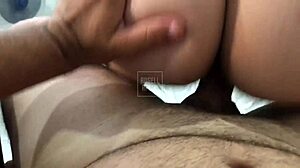 Pretty young blonde humiliates small dick cuckold