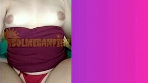 Pregnant Redhead Sol Megan Fire Masturbates With Toys Before Husband Returns