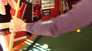 My step sister is pool hall slut