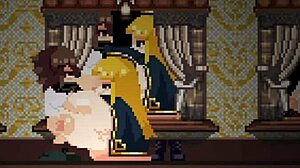 Feeling intense pleasure as she gets cum in mouth during hardcore fucking