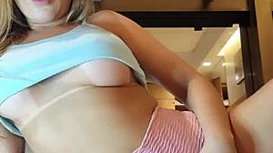 i can't let teddy see me naked or he'll want to lick me, full video on bolivianamimi tv