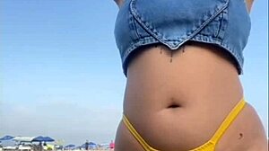 Fiz o Cara Ficar de Pau Duro na Praia?