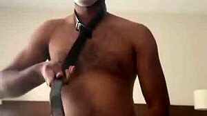 subtle spanking for the desi beauty in fishnets hints at deeper domination desires