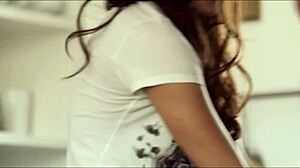 Kerry Cherry Rides in Kitchen Fuck with Blowjob.