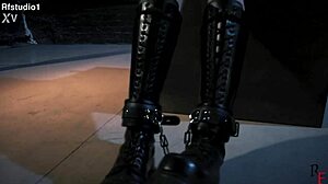 astrid got punished with ass spanking for her curiosity in bdsm