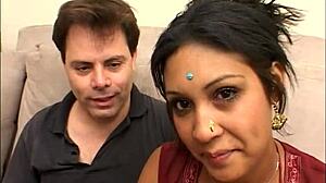 Brunette Fingered In Spooning Position