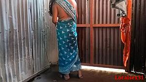 Beautiful Bengali Bhabhi Enjoys Outdoor Fun with Friend