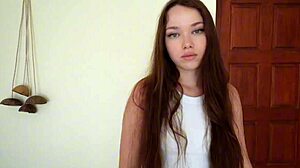 Stepsister mixed up the hotel booking with one bed so we ended up fucking in doggystyle and cowgirl for creampie 😏