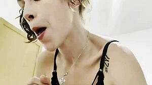 the french hotwife, with her british cousin, engages in a submissive outdoor blowjob fetish.