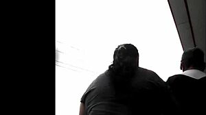 Peruvian woman enjoys her shopping trip