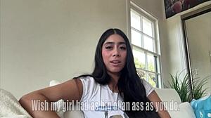 violet myers interviews latina big tits ass backstage casting