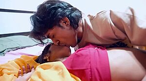 The hot desi saali offers her small boobs to her jija intimately.