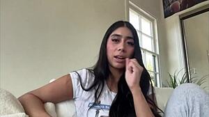 violet myers interviews latina big tits ass backstage casting