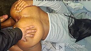 Latina Screams On Huge Dick