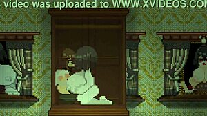 Feeling intense pleasure as she gets cum in mouth during hardcore fucking