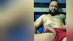 Look at my pierced nipples while I play solo.