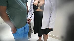 Doctor having fun with patient!