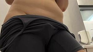 fingering pussy in public close up