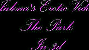 the park adventure with heels and dress