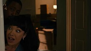 milf finds crazy way to handle ghost problem.