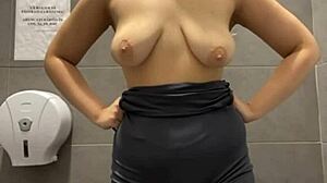 fingering pussy in public close up