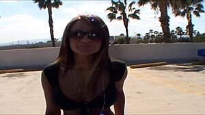 The milf Amy engaged in rough fucking with her boy.