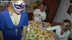 Flock Of Cocks On The Girl In Double Penetration Orgy