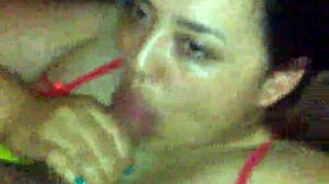 Latina performs oral with enthusiasm