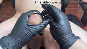 Jerking my best friend off to a juicy cumshot pov trailer