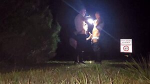 I met two fans at the club, got all wet, and let them fuck me right there on the street.