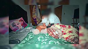 At the college party, I fuck my girlfriend's petite Latina friend