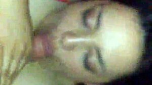 Latina performs oral with enthusiasm