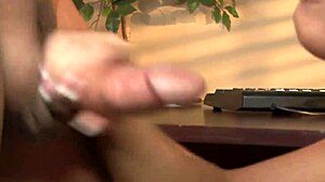 Office Milf Moans During Passionate Sex, Her Wet Pussy Orgasming.