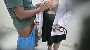 Doctor having fun with patient!