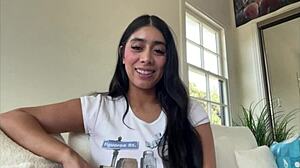 violet myers interviews latina big tits ass backstage casting